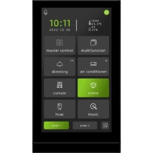 Panou Tactil KNX 5.5 inch cu Releu Integrat — KNX Smart Home