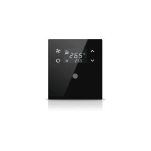 Termostat KNX butoane Mona Negru — EAE KNX Smart Home