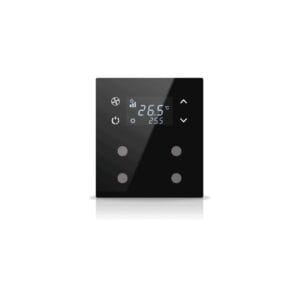 Termostat KNX butoane Mona Negru — EAE KNX Smart Home