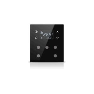 Termostat KNX butoane Mona Negru — EAE KNX Smart Home