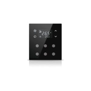 Termostat KNX butoane Mona Negru — EAE KNX Smart Home