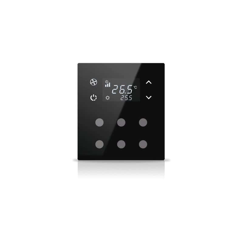 MN-B-T06-square-1034 Termostat KNX butoane Mona Negru — EAE KNX Smart Home