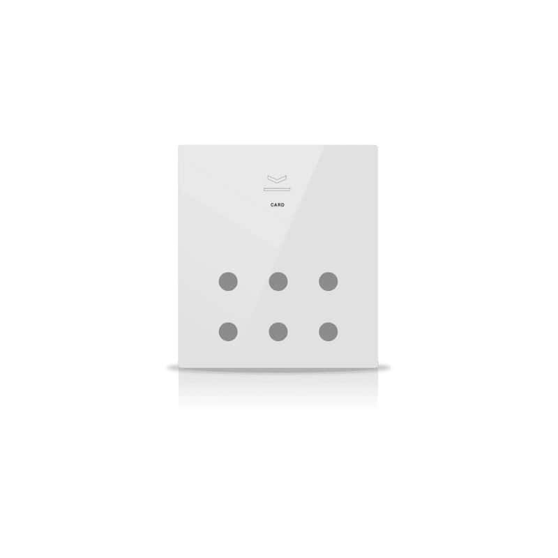 MN-W-CH06-square-1034 Intrerupator KNX butoane Mona Alb — EAE KNX Smart Home