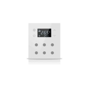 Termostat KNX butoane Mona Alb — EAE KNX Smart Home