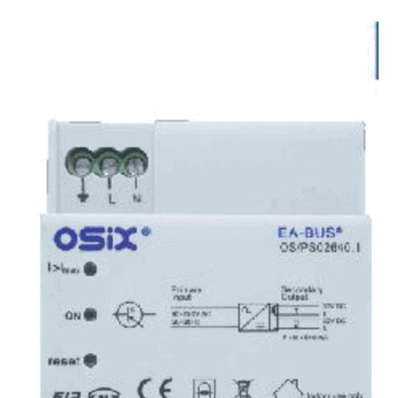 OSPS02640.1-square-800 KNX Power Supply OS/PS02640.1 640mA DIN — OSI KNX Smart Home