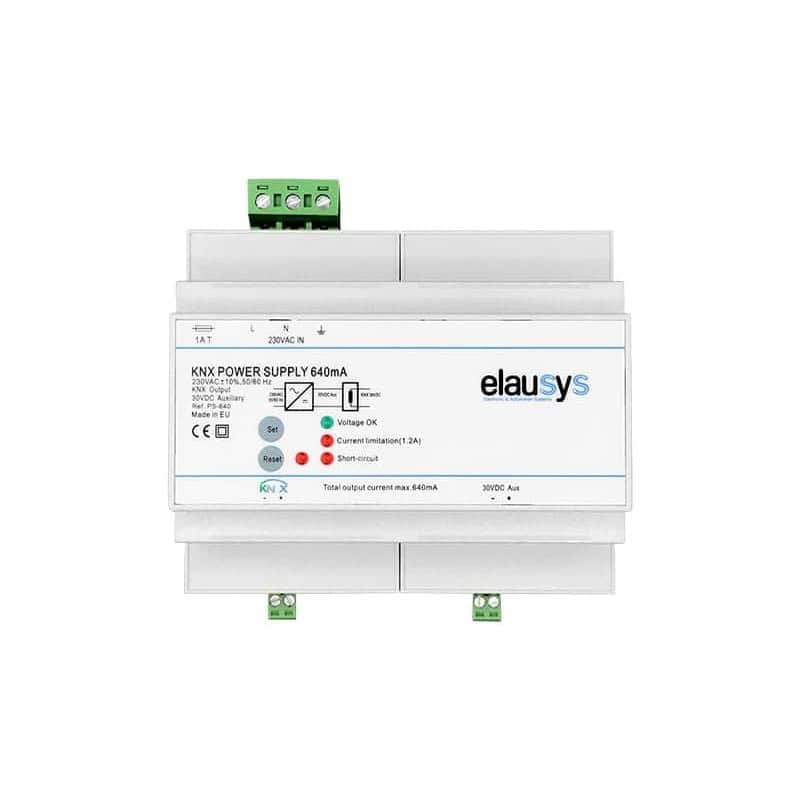 PS-640-square-800 Elausys KNX Power Supply 640mA (PS-640) KNX Smart Home