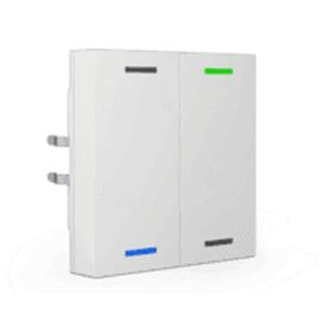 KNX RF+ Push Button Light 55 RF-TAL55T202.01S 2 gang RGBW TS Secure White neutral KNX RF-TAL55T202.01S MDT