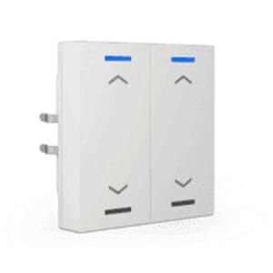 KNX RF+ Push Button Light 55 RF-TAL55T202.A1S 2 gang RGBW TS Secure White blinds KNX RF-TAL55T202.A1S MDT