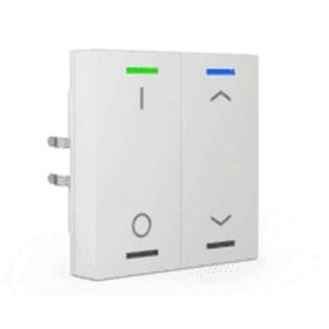 KNX RF+ Push Button Light 55 RF-TAL55T202.D1S 2 gang RGBW TS Secure White switch+blinds KNX RF-TAL55T202.D1S MDT