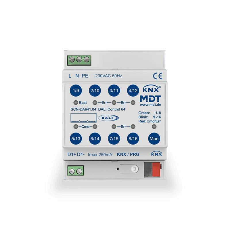 SCN-DA641.04-square-800 KNX DALI Control 64 Gateway MDRC DALI SCN-DA641.04 MDT