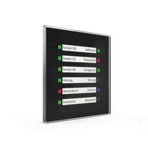 KNX Glass LED Indicator Black KNX SCN-GLED1S.01 MDT