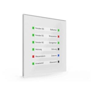 KNX Glass LED Indicator White KNX SCN-GLED1W.01 MDT