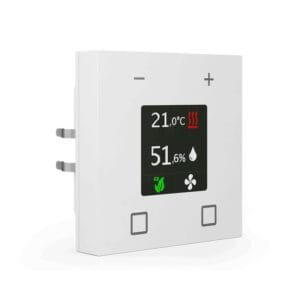 KNX Room Temperature Controller Smart 55 White Glossy KNX SCN-RTR55S.01 MDT