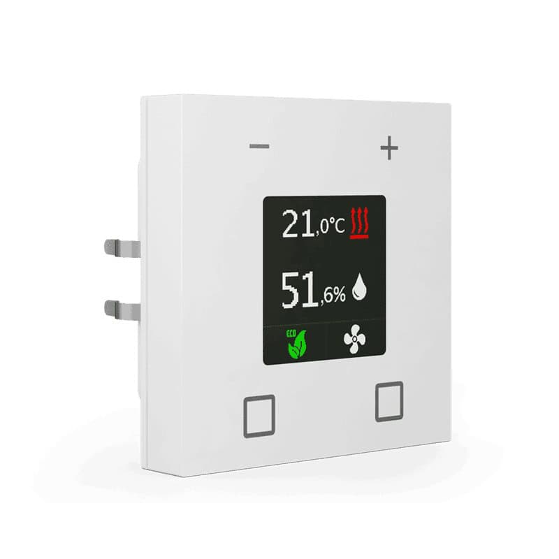 SCN-RTN55S.01-square-800 KNX Room Temperature Controller Smart 55 White Glossy KNX SCN-RTR55S.01 MDT
