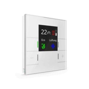 KNX Glass Room Temperature Controller Smart White KNX SCN-RTRGW.02 MDT