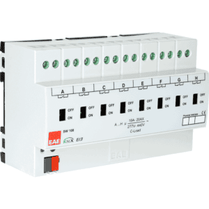 Actuator comutare KNX 8-canale 16A — EAE KNX Smart Home