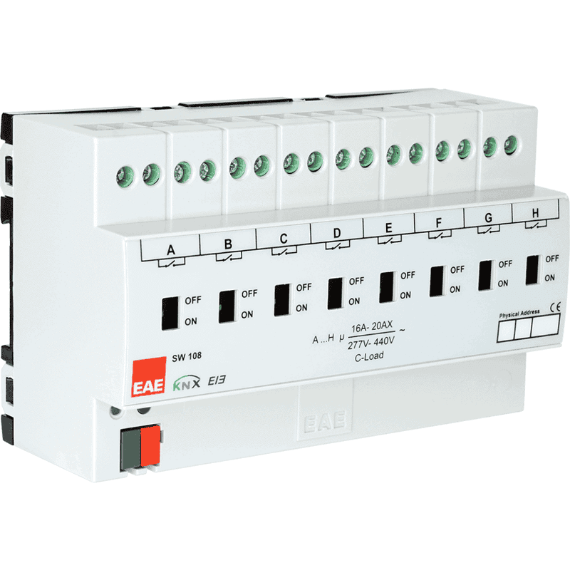 SMP-SA108-EAE-S-KNX-square-1024 Actuator comutare KNX 8-canale 16A — EAE KNX Smart Home