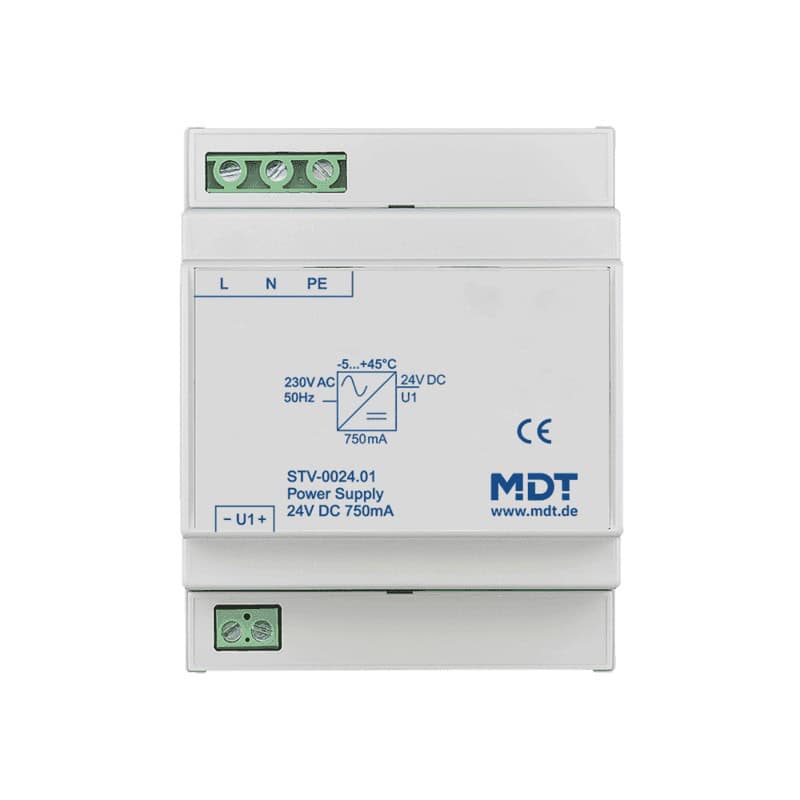 STV-0024.01-square-800 Power Supply 750mA 24V DC SELV MDRC KNX STV-0024.01 MDT