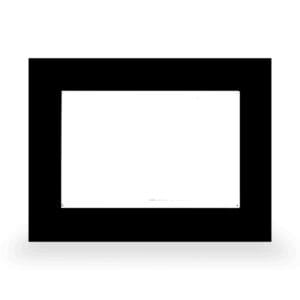 Glass Frame Black 10 Inch VisuControl KNX VCB-10SW.04 MDT