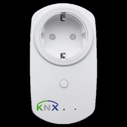 knx-rf-azk1st-01s-produs KNX RF+ Socket 1-Gang 16A Power Measurement Secure RF-AZK1ST.01S — MDT - imagine 1
