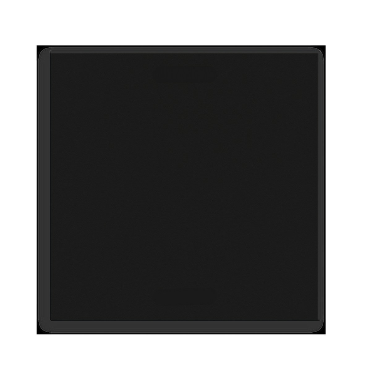 knx-tal-55bw1006-02-produs Rocker 1-Button for KNX Push Button Light 55 Basic Black Matt TAL-55BW1006.02 — MDT - imagine 1